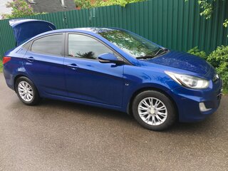2011 Hyundai Solaris I, синий, 999999 рублей, вид 3