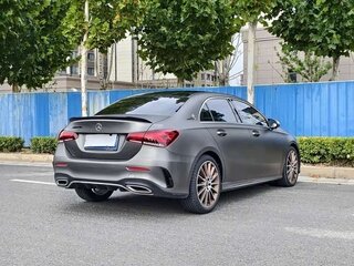 2022 Mercedes-Benz A-Класс 180 Long IV (W177) Рестайлинг, серый, 2040000 рублей, вид 4