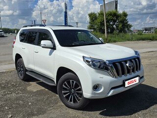 2016 Toyota Land Cruiser Prado 150 Series Рестайлинг 1, белый, 5250000 рублей, вид 3