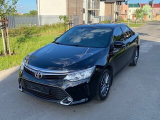 2017 Toyota Camry VII (XV50) Рестайлинг, чёрный, 1750000 рублей, вид 1