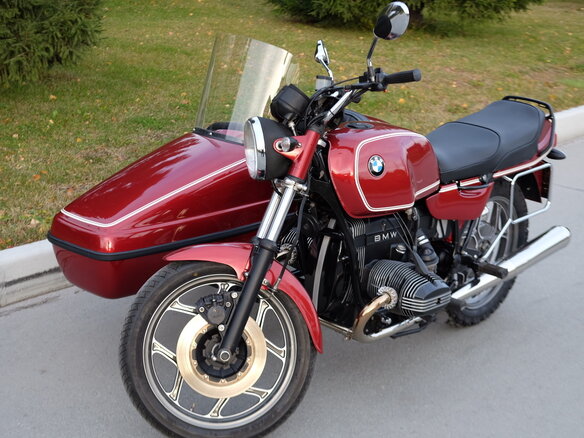 1985 BMW R 80, пурпурный - вид 25