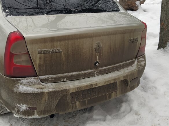2011 Renault Logan I Рестайлинг, бежевый - вид 4