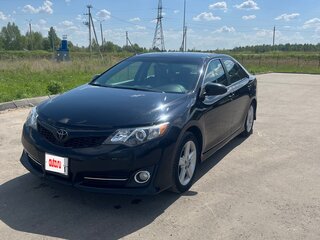 2014 Toyota Camry VII (XV50), чёрный, 1850000 рублей, вид 2