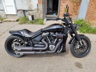 2003 Yamaha XV 1700 Warrior, чёрный, 1000000 рублей, вид 3