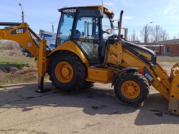 2008 Caterpillar 428, жёлтый, 5500000 рублей - вид 7