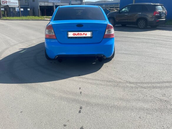 2008 Ford Focus II Рестайлинг, синий, 390000 рублей - вид 4