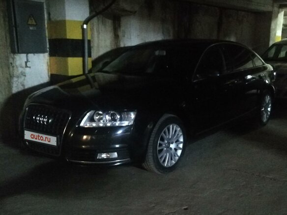 2009 Audi A6 III (C6) Рестайлинг, чёрный - вид 1