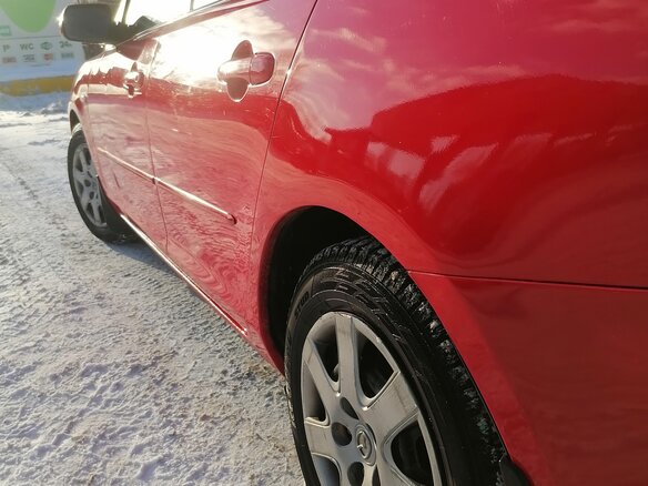 2008 Mazda 3 I (BK) Рестайлинг, красный, 480000 рублей - вид 7