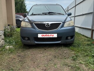 2004 Mazda MPV II (LW) Рестайлинг, синий, 350000 рублей, вид 1