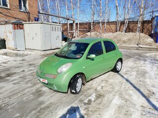 2004 Nissan Micra III (K12), зелёный, 500000 рублей, вид 2