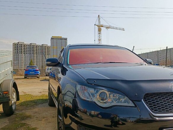 2007 Subaru Legacy IV Рестайлинг, чёрный, 900000 рублей - вид 3