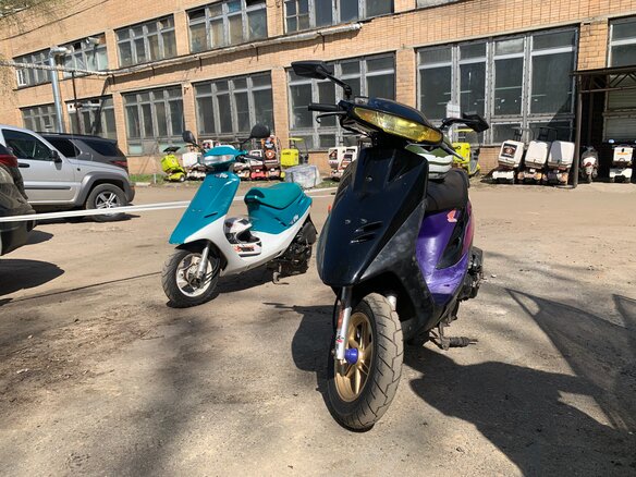 1998 Honda Dio, чёрный, 80000 рублей - вид 5