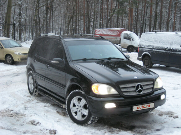 2004 Mercedes-Benz M-Класс 350 I (W163) Рестайлинг, чёрный - вид 10