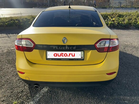 2012 Renault Fluence I, жёлтый, 350000 рублей - вид 5