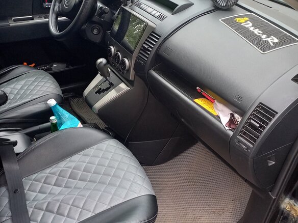 2008 Mazda 5 I (CR) Рестайлинг, чёрный, 1099000 рублей - вид 6