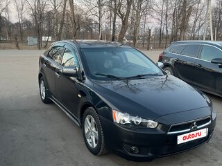 2008 Mitsubishi Lancer X, чёрный, 595000 рублей, вид 4