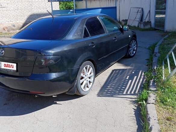 2005 Mazda 6 I (GG), чёрный, 500000 рублей - вид 1