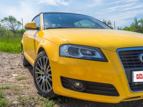 2008 Audi A3 II (8P) Рестайлинг 2, жёлтый, 1349999 рублей - вид 6