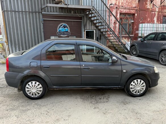 2008 Renault Logan I, серый, 200000 рублей - вид 4
