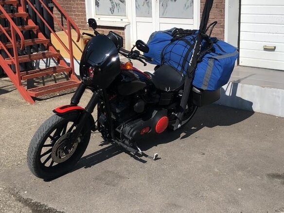 2005 Harley-Davidson Dyna Super Glide, чёрный, 600000 рублей - вид 1