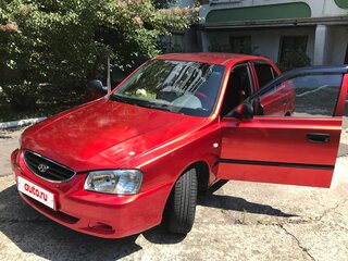 2007 Hyundai Accent ТагАЗ II, красный, 620000 рублей, вид 4