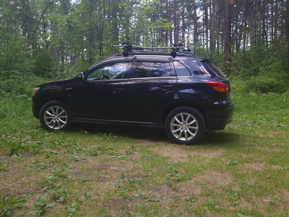 2010 Mitsubishi ASX I, чёрный, 1200000 рублей - вид 6