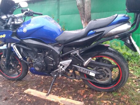 2009 Yamaha FZ6, синий, 350000 рублей, вид 3