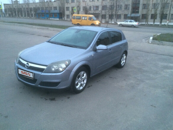 2004 Opel Astra H, голубой - вид 2