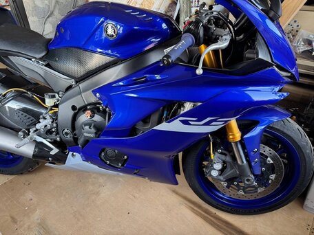2017 Yamaha YZF-R6, синий, 1250000 рублей, вид 2