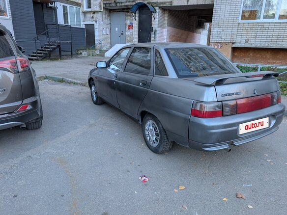 2004 Lada (ВАЗ) 2110, серый, 110000 рублей - вид 6