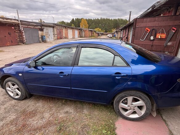 2004 Mazda 6 I (GG), синий, 480000 рублей - вид 5