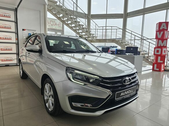 2024 Lada (ВАЗ) Vesta I Рестайлинг (NG), серебристый, 1739000 рублей - вид 3