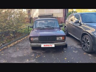 2005 Lada (ВАЗ) 2107, пурпурный, 120000 рублей, вид 3