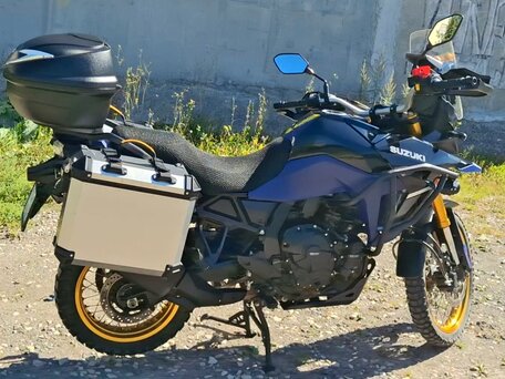 2023 Suzuki V-Strom 800DE, синий, 1050000 рублей, вид 4