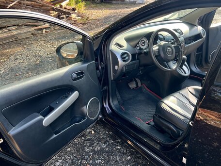 2008 Mazda 2 II (DE), фиолетовый, 600000 рублей, вид 5