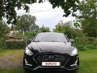 2018 Hyundai Sonata VII (LF) Рестайлинг, чёрный, 1800000 рублей, вид 2