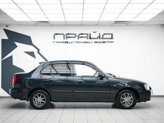 2006 Hyundai Accent ТагАЗ II, чёрный, 529000 рублей, вид 5