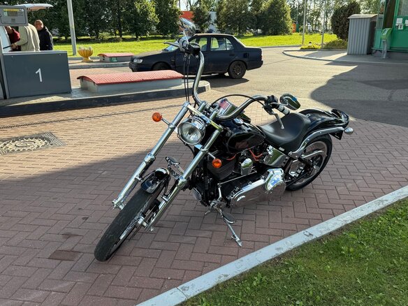 2007 Harley-Davidson Softail Custom, чёрный, 700000 рублей - вид 4