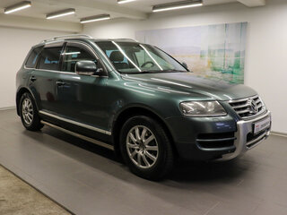 2006 Volkswagen Touareg I, зелёный, 990000 рублей, вид 3