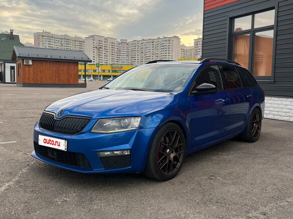 2015 Skoda Octavia III (A7), синий, 1900000 рублей - вид 1
