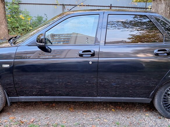 2012 Lada (ВАЗ) Priora I, чёрный, 447000 рублей - вид 1