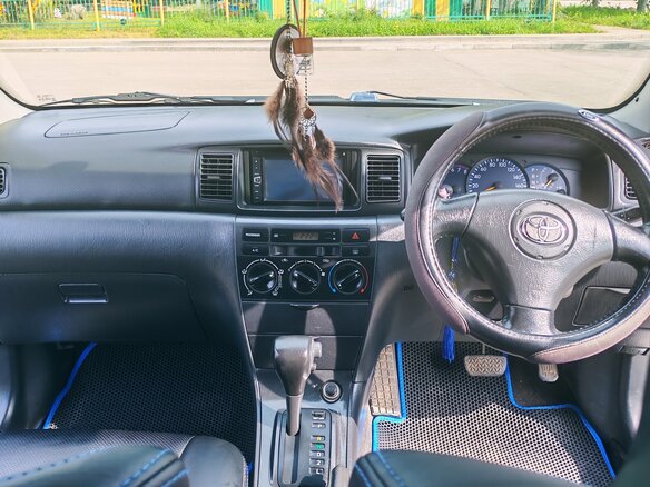 2003 Toyota Corolla Runx IX (E120, E130), серый, 530000 рублей - вид 10