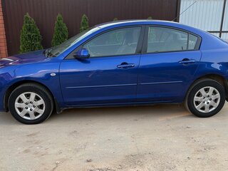 2008 Mazda 3 I (BK) Рестайлинг, синий, 480000 рублей, вид 2