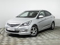 2016 Hyundai Solaris I Рестайлинг, серебристый, 899700 рублей
