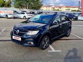 2019 Renault Logan Stepway II Рестайлинг, чёрный, 970000 рублей, вид 2