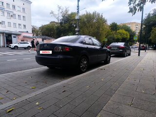 2006 Mazda 6 I (GG) Рестайлинг, синий, 330000 рублей, вид 4