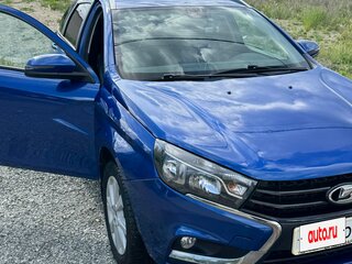 2019 Lada (ВАЗ) Vesta SW I, синий, 930000 рублей, вид 4