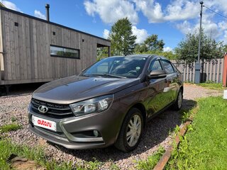 2017 Lada (ВАЗ) Vesta I, коричневый, 800000 рублей, вид 2