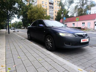 2006 Mazda 6 I (GG) Рестайлинг, синий, 330000 рублей, вид 3