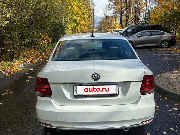 2018 Volkswagen Polo V Рестайлинг, белый - вид 9